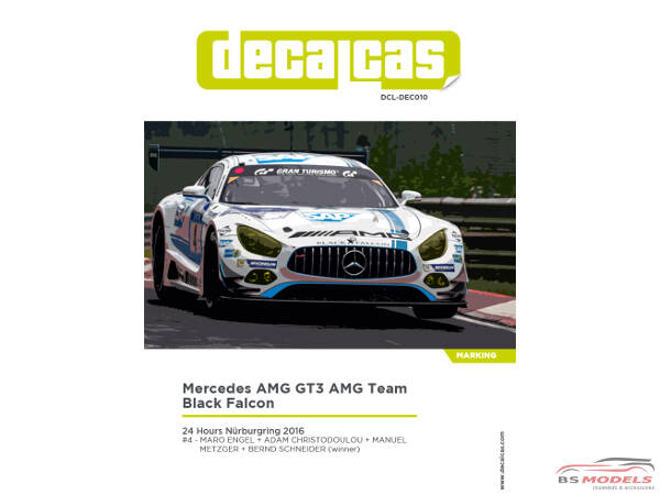 124 Dcl Dec010 Mercedes Amg Gt3 Amg Team Black Falcon 4 24h Nürburgring 2016